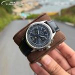 Breitling 42MM Calfs Leather Bracelet Stable Movement Dark Blue Watch